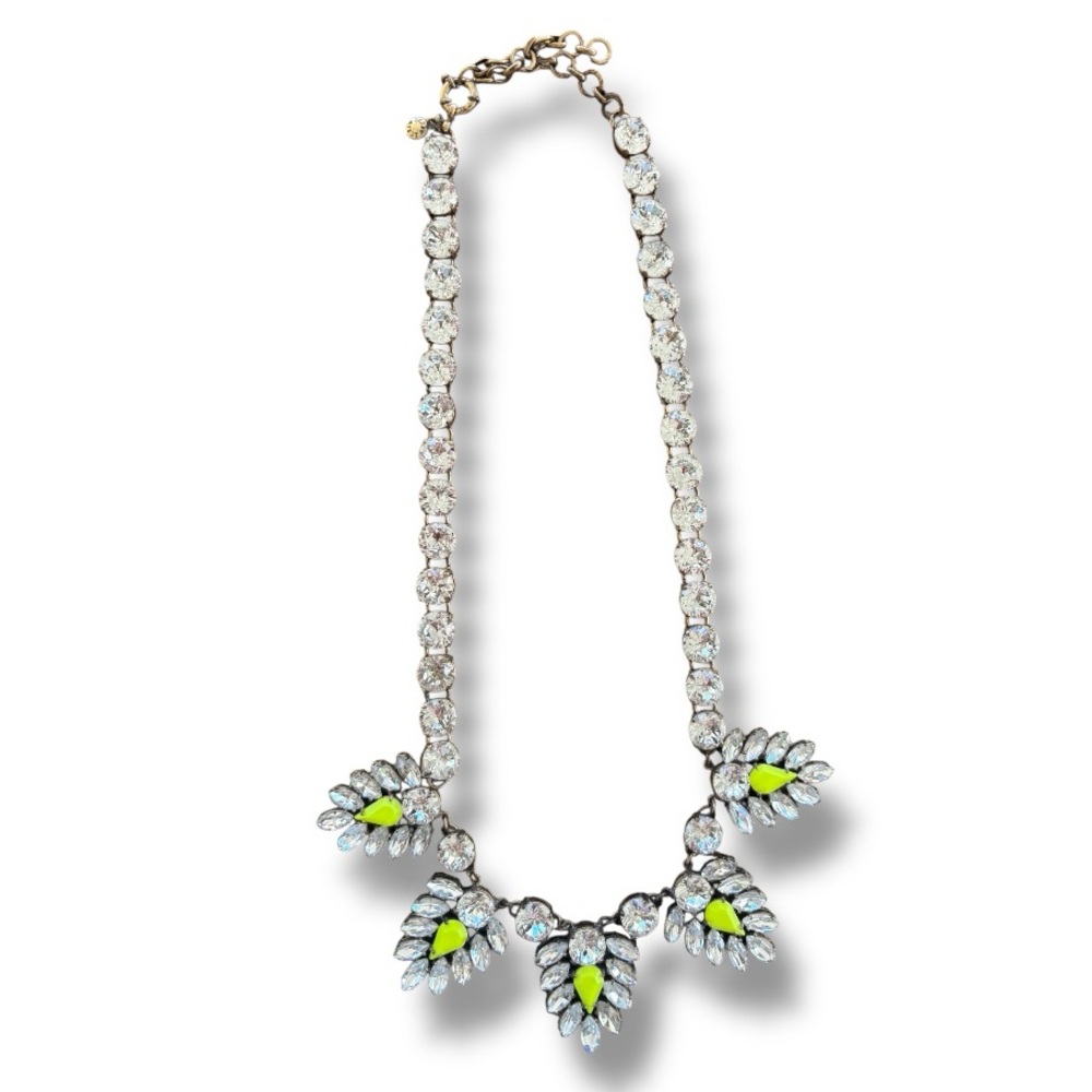 J. Crew Crystal Neon Statement Necklace - Picture 2 of 5